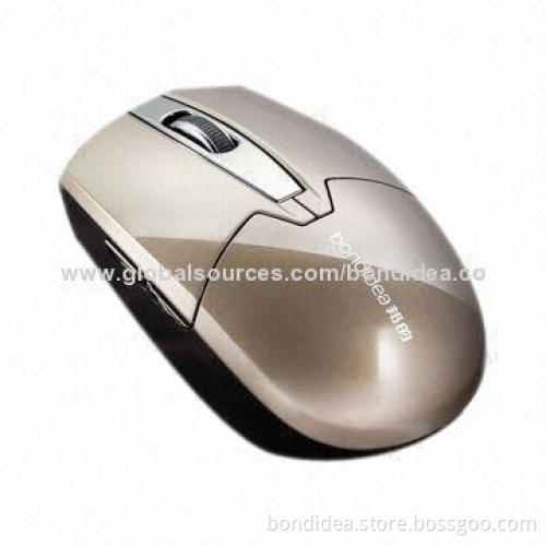 2.4GHz Wireless RF Mouse with 1,600dpi Resolution, Double Channels, No Delay
